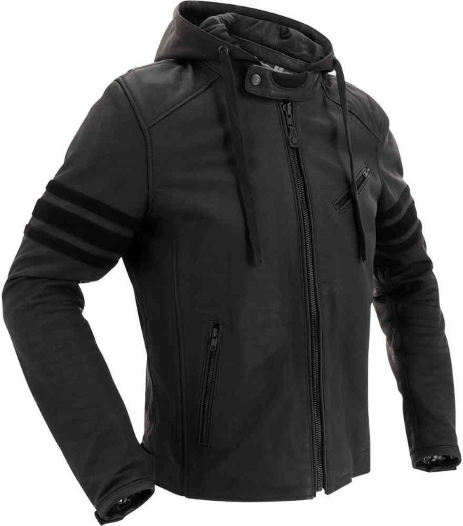 Мотокуртка кожаная мужская Richa Toulon Black Edition