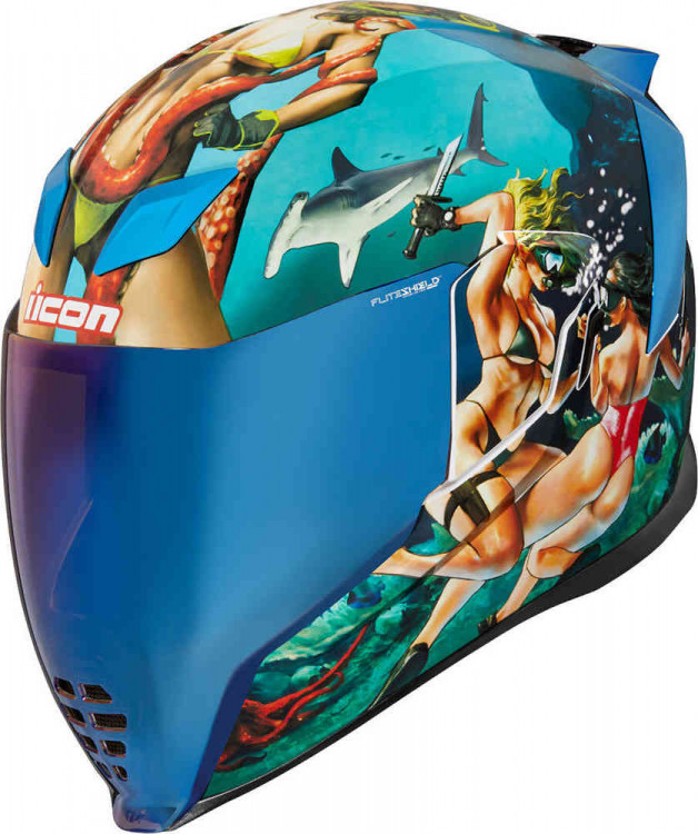 Мотошлем интеграл Icon Airflite Pleasuredome 4  010115000