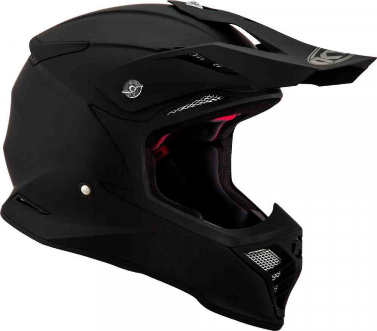 Мотошлем для мотокросса и эндуро KYT Skyhawk Plain Черный матовый YSSK00X6.2