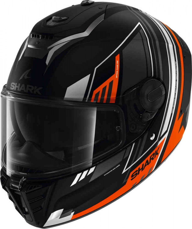 Мотошлем интеграл Shark Spartan RS Byrhon Черный/Оранжевый HE8111E-KOU-XS