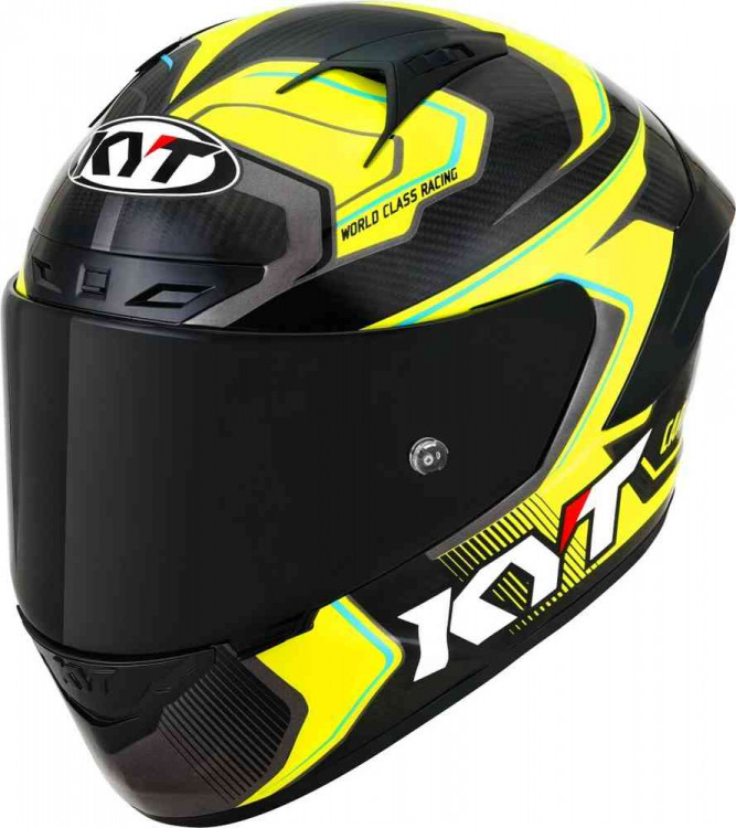 Мотошлем интеграл KYT NZ Race Carbon Competition Желтый Y6NZ0016.2