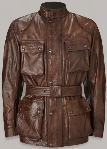 Мотокуртка кожаная Belstaff Trialmaster