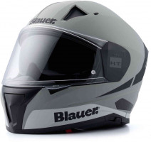Мотошлем интеграл Blauer Naca NF01A Матовый серый