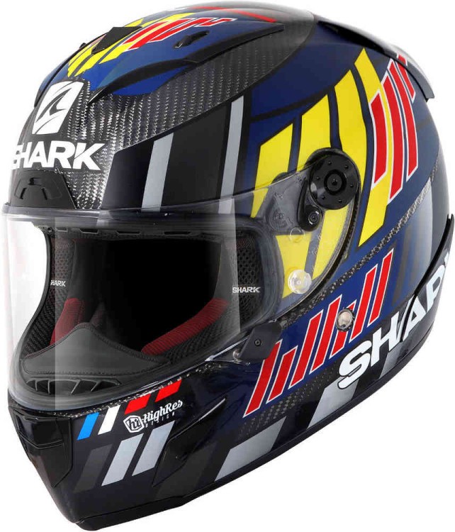 Мотошлем интеграл Shark Race-R Pro Carbon Replica Zarco Speedblock