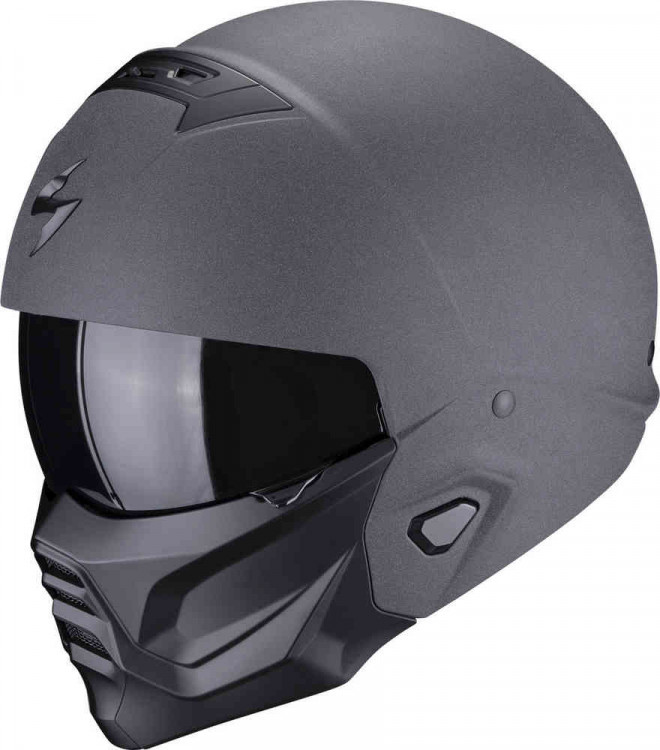 Scorpion EXO-Combat II Graphite мотошлем открытый
