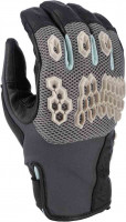 Мотоперчатки для города, спорта и туринга Klim Baja S4 2025 perforated Mesh Leather/Textile Enduro Motorcycle Gloves Темно-серый/Черный 4063-001-120-628