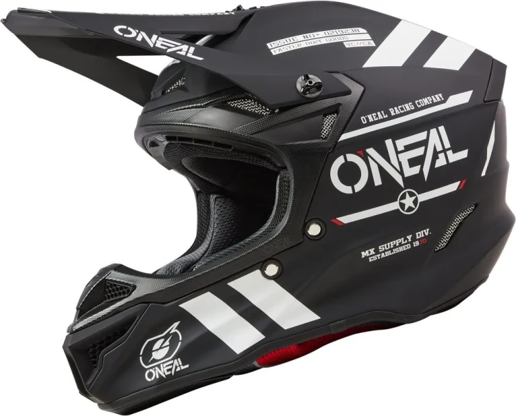 Мотошлем для мотокросса и эндуро Oneal 5SRS Polyacrylite Warhawk