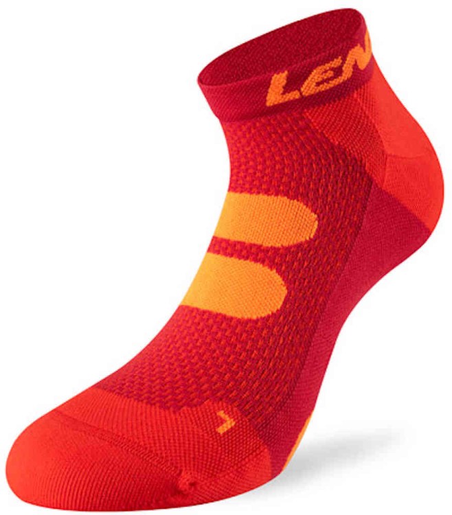 термобелье - носки Lenz 5.0 Short Красный/Оранжевый 146-45