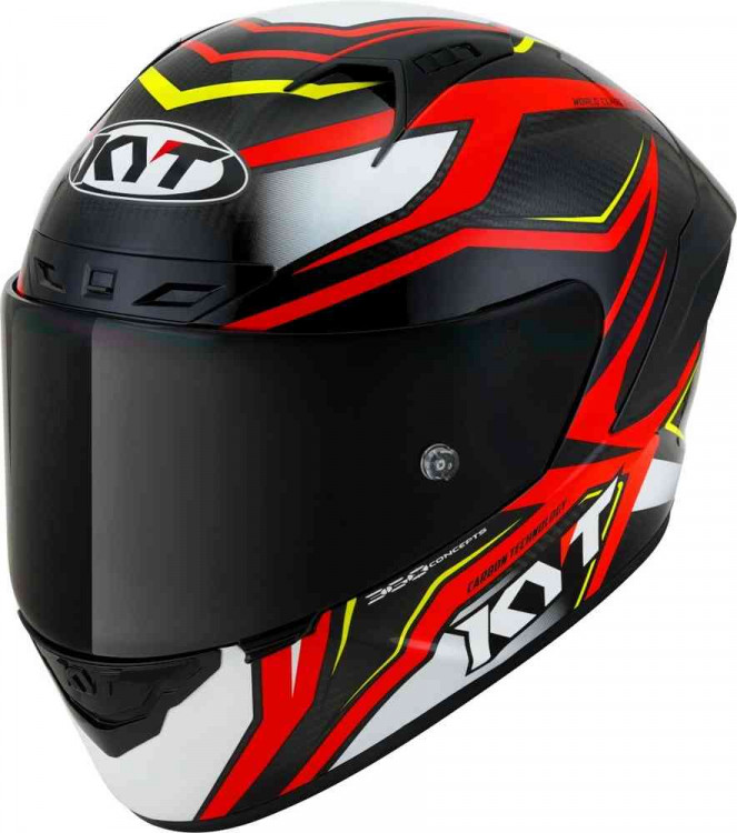 Мотошлем интеграл KYT NZ Race Carbon Stride Красный Y6NZ0026.2