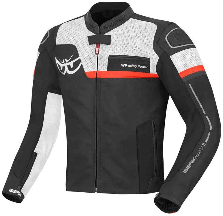 Мотокуртка кожаная мужская Berik Sportivo