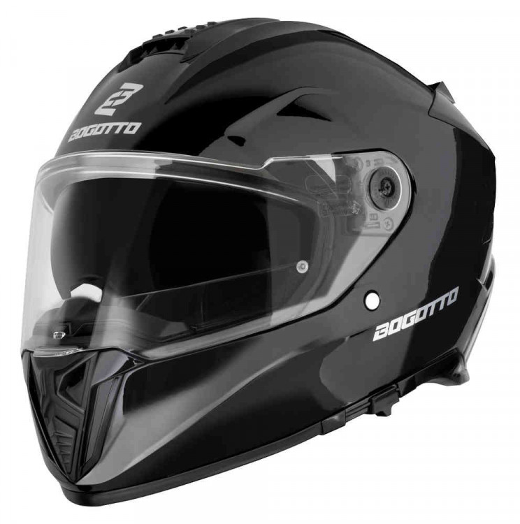 Мотошлем интеграл Bogotto FF122 SVK Solid Черный BGT-17-MH-029-10-XS
