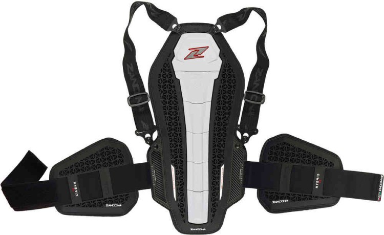 Мотозащита Zandona Hybrid Back Pro RS X6 Черный/Белый 1306RSWEUNBK