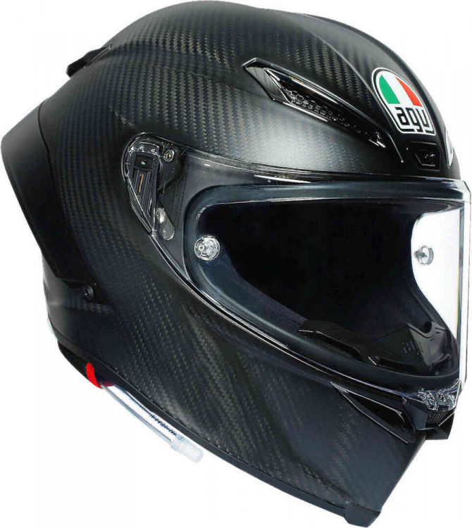 Мотошлем интеграл AGV Pista GP RR Mono Carbon Матовый карбоновый