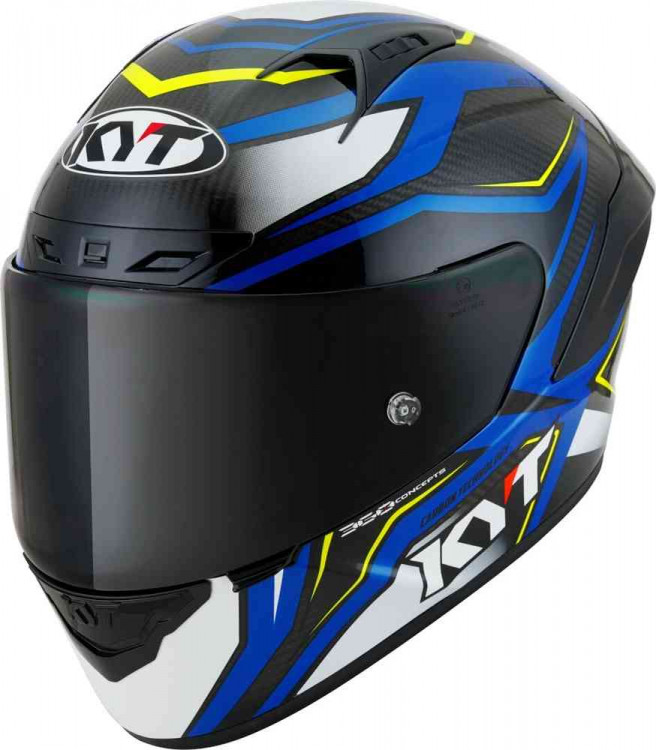 Мотошлем интеграл KYT NZ Race Carbon Stride Синий Y6NZ0024.2