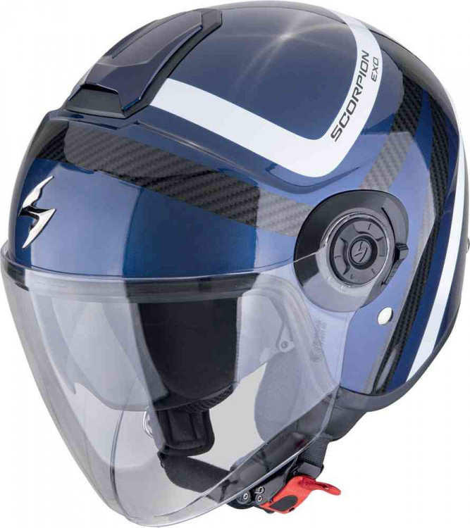 Мотошлем открытый Scorpion EXO-City II Riva Синий/Черный 183-488-358-02