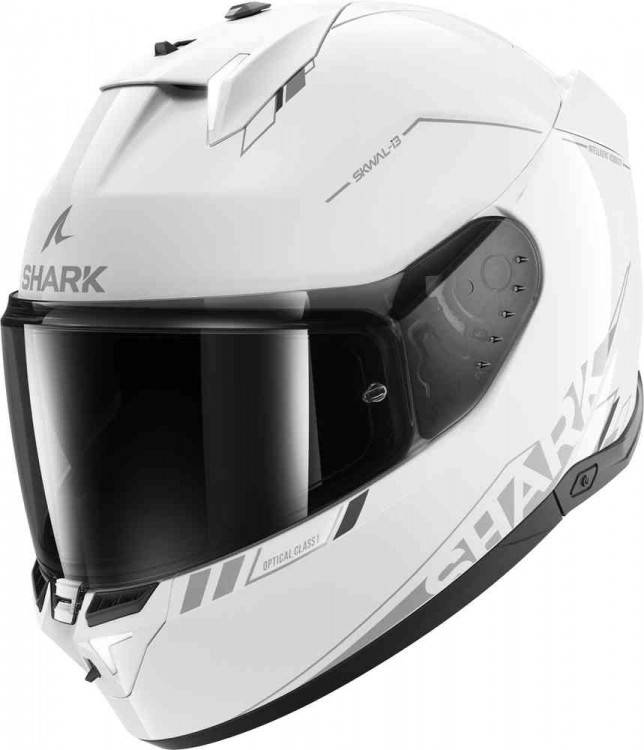 Мотошлем интеграл Shark Skwal i3 Blank SP Белый/Серебристый HE0810E-WSA-S