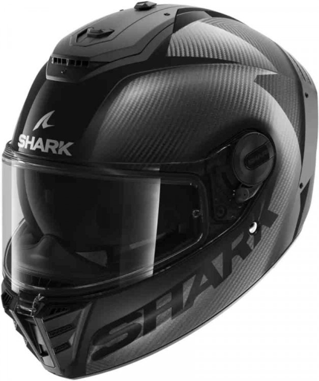 Мотошлем интеграл Shark Spartan RS Carbon Skin 24 Черный/Серый HE8159E-DAD-XS