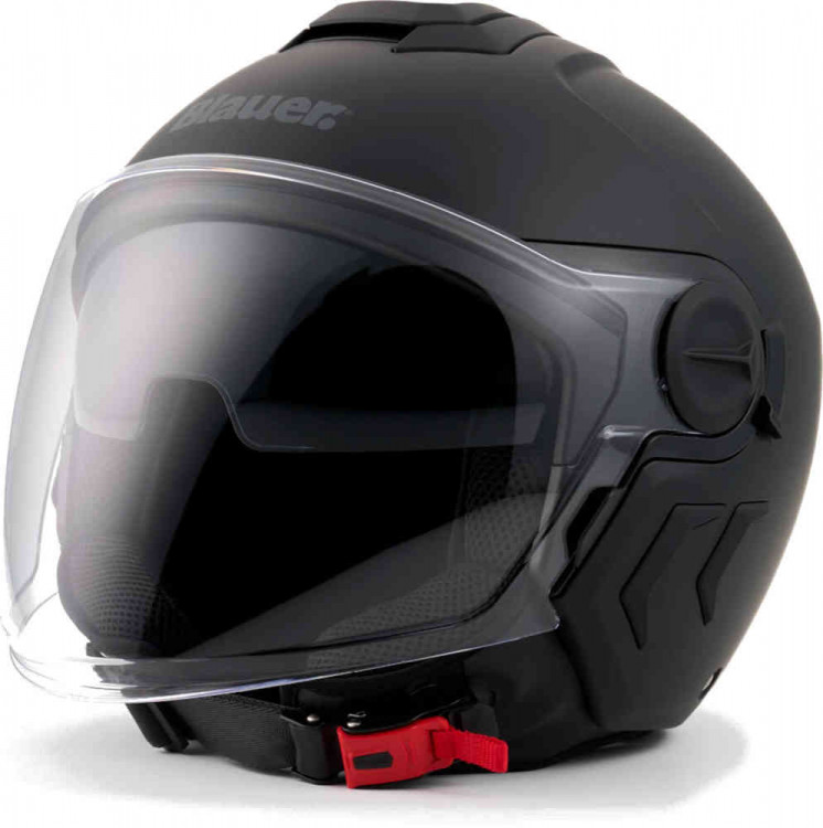 Мотошлем открытый Blauer Demi Jet DJ-01 Monocolor Черный 12CBKHU40119-H00002-H07-XS