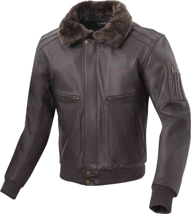Мотокуртка кожаная мужская Bogotto Aviator