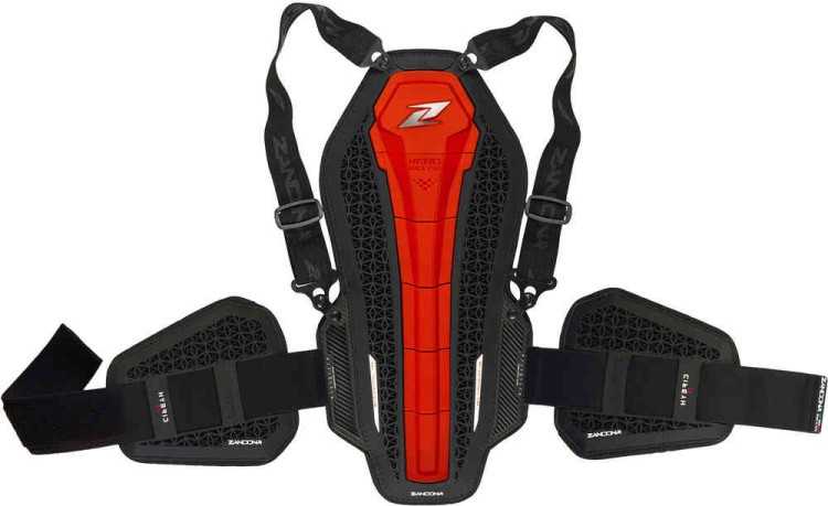 Мотозащита Zandona Hybrid Back Pro RS X6 Черный/Красный 1306RSRDUNBK