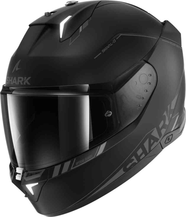 Мотошлем интеграл Shark Skwal i3 Blank SP Черный матовый/антрацит HE0811E-KAK-S