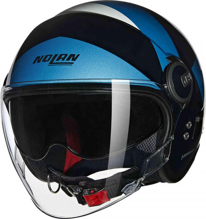 Мотошлем открытый Nolan N21 Visor 06 Tangente синий/черный/серебристый N2Y0007313539