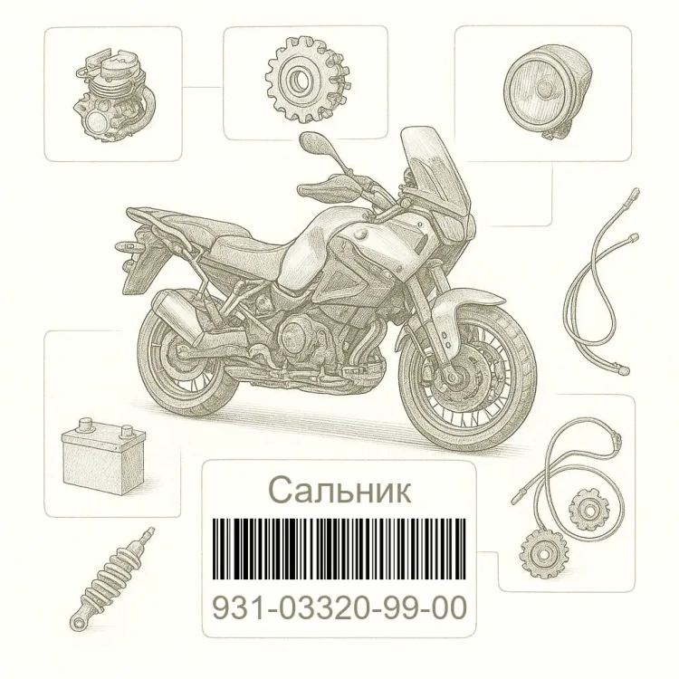 931-03320-99-00 Сальник, Yamaha Номер детали 931-03320-99-00, 931033209900, 931-03320-99, 9310332099, 931 03320 99