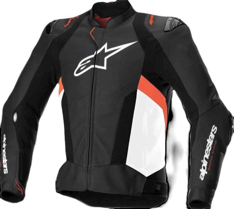 Мотокуртка кожаная мужская Alpinestars Missile V3 Airflow