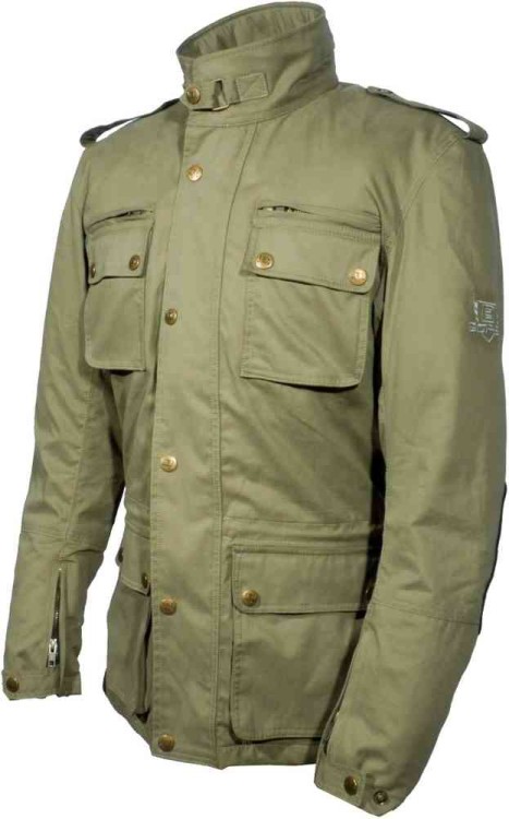Мотокуртка текстильная мужская Bores B-69 Military Olive
