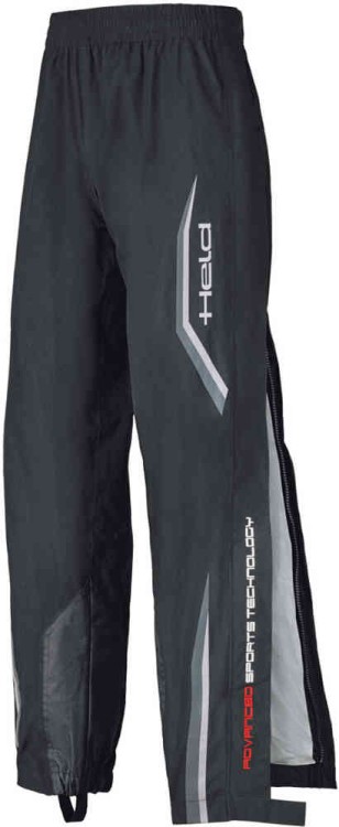 мотодождевик - штаны Held Rainblock Zip Base Черный/Серый 062491-00-1