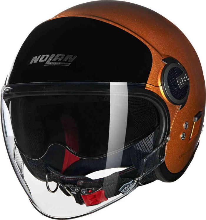 Мотошлем открытый Nolan N21 Visor 06 Verniciatura Speciale черный/охра N2Y0007303427