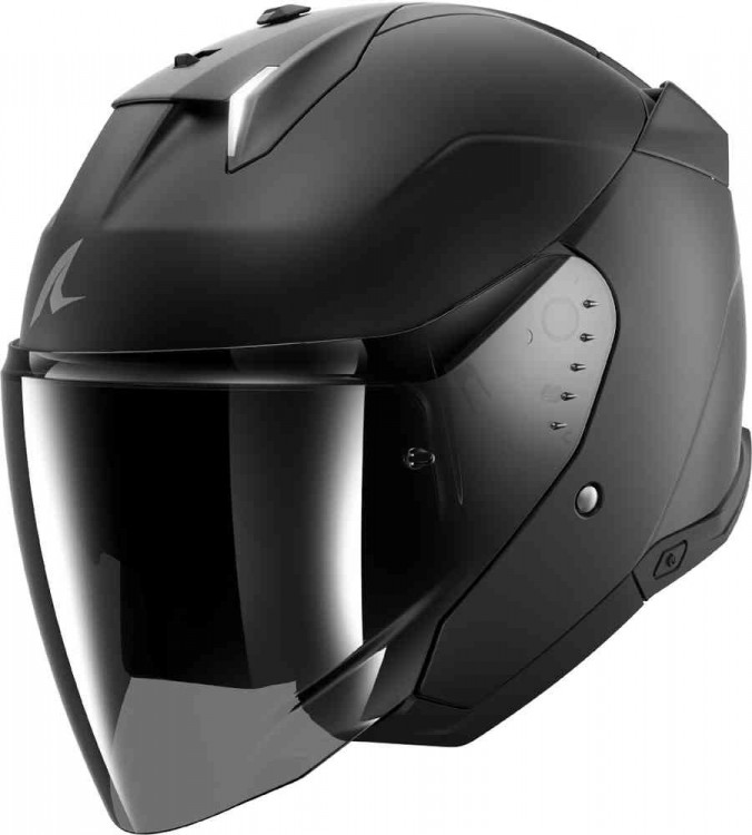 Мотошлем открытый Shark Skwal i3 Jet Dark Shadow Черный матовый HE3503E-KMA-XS
