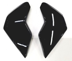 Заглушки визора боковые Icon Airflite черный глянец