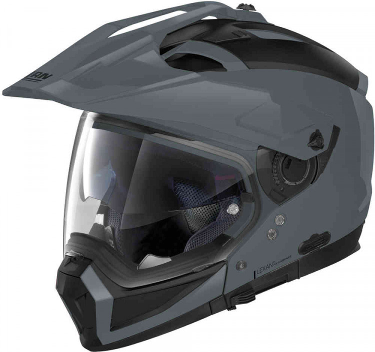 Мотошлем модуляр Nolan N70-2 X Classic 2023 N-Com Темно-серый N7Y0000270085