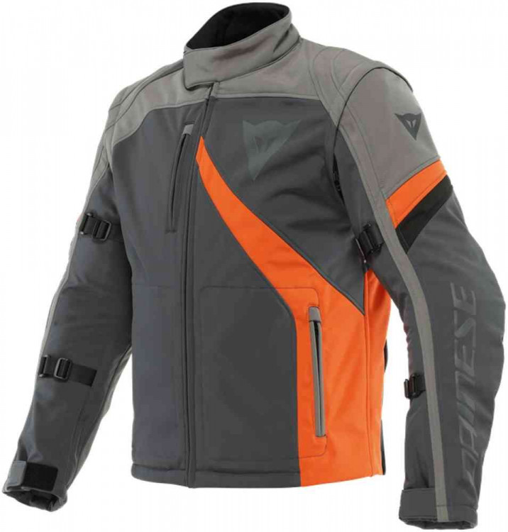 Мотокуртка текстильная мужская Dainese Ranch Tex Черный/Серый/Оранжевый
