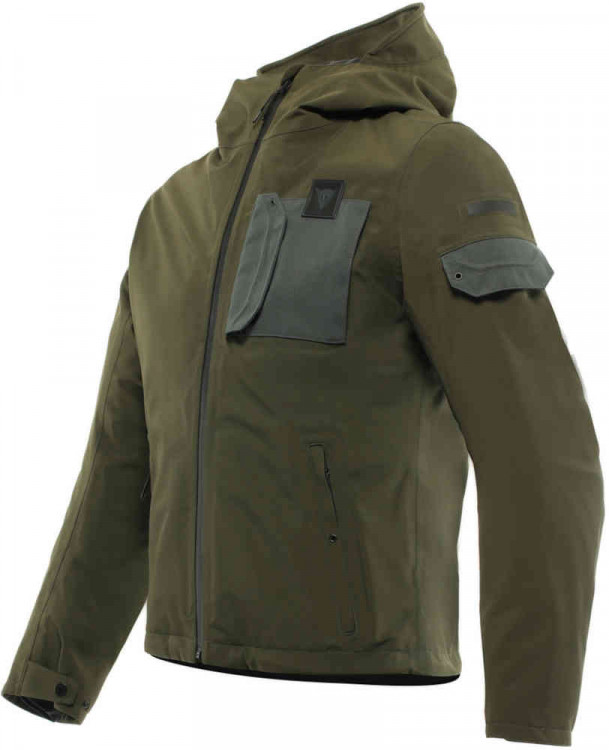 Мотокуртка текстильная мужская Dainese Corso Absoluteshell Pro зелёный 16500003-006-44