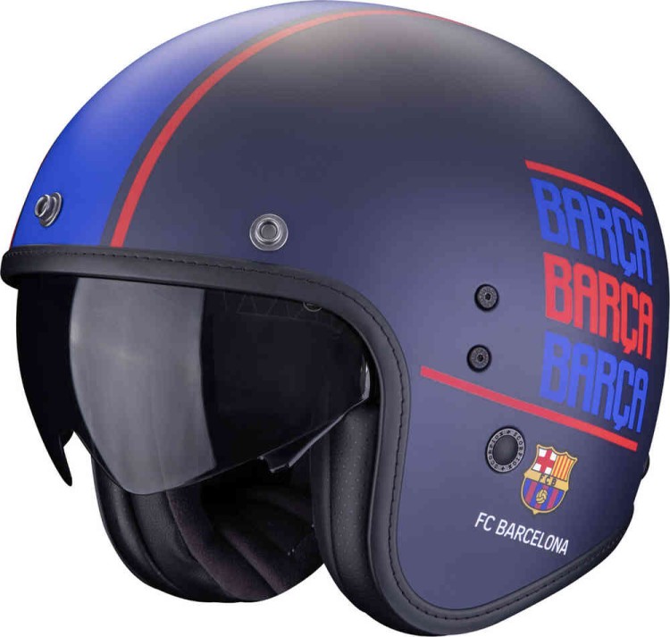 Мотошлем открытый Scorpion Belfast Evo FC Barcelona