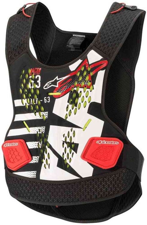 Мотозащита Alpinestars Sequence Белый/Красный 6701819-123-XL-XXL