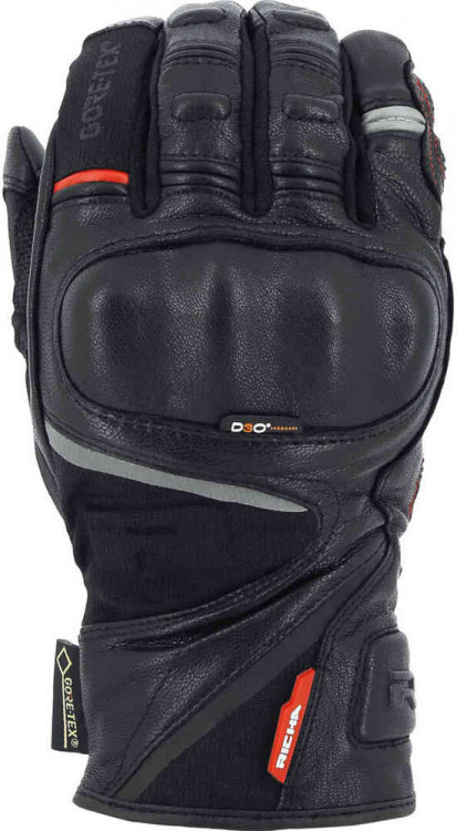 Мотоперчатки для города, спорта и туринга Richa Atlantic Gore-Tex Черный 5ATL-100-L