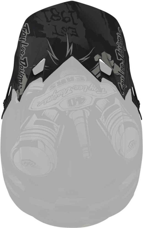 Troy Lee Designs SE4 Strike Темно-серый 175250000