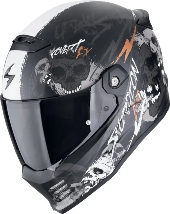 Мотошлем интеграл Scorpion Covert FX Skullz