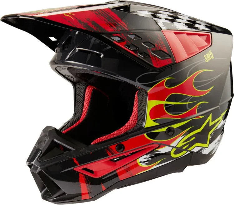 Мотошлем для мотокросса и эндуро Alpinestars S-M5 Rash