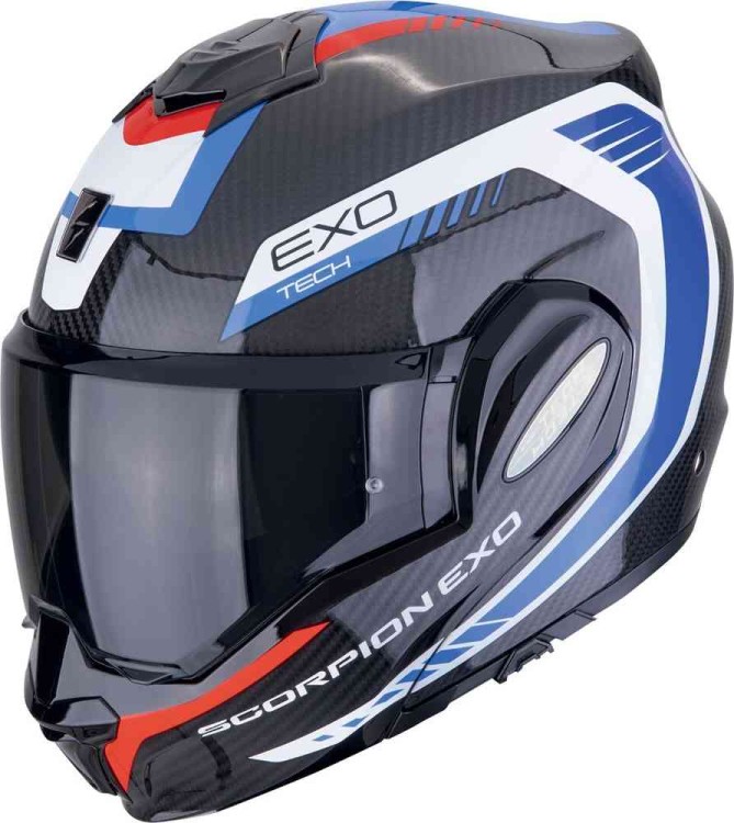 Мотошлем модуляр Scorpion EXO Tech Evo Carbon Cosy