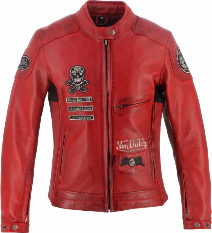 Мотокуртка кожаная женская Von Dutch X Helstons Pretty