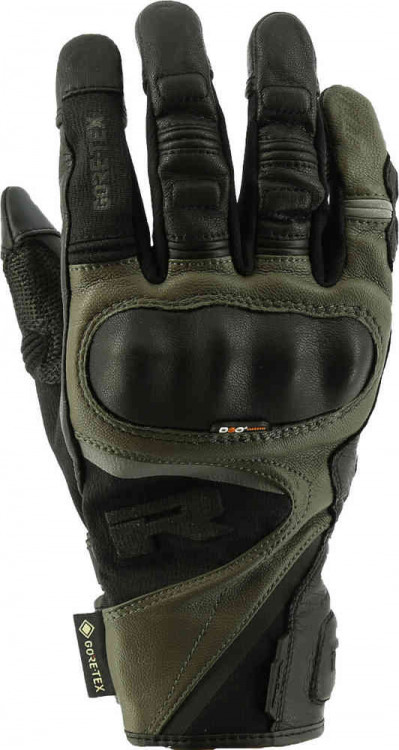 Мотоперчатки для города, спорта и туринга Richa Atlantic Gore-Tex Черный/Зеленый 5ATL-1100-S