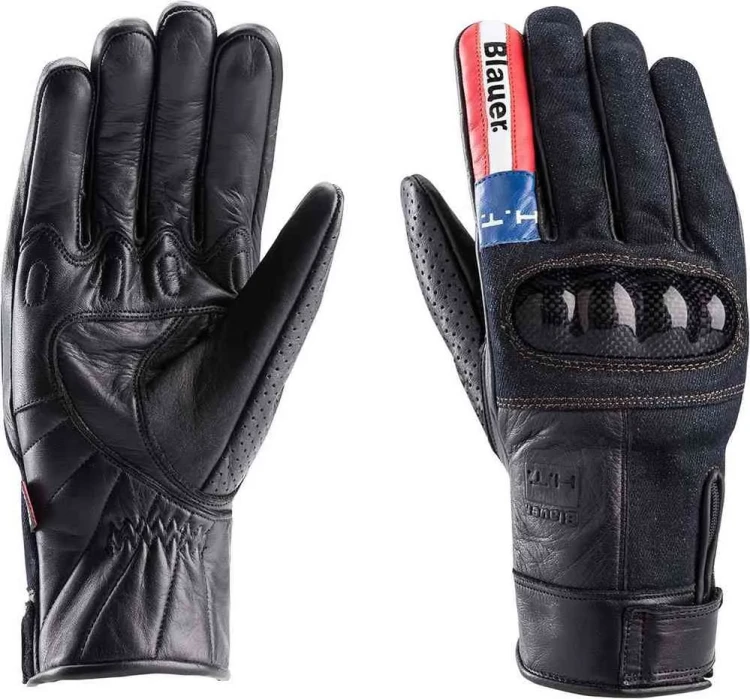 Мотоперчатки для города, спорта и туринга Blauer Combo Carbon Denim USA