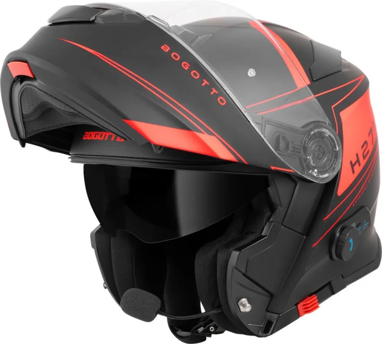 Мотошлем модуляр Bogotto H271 BT Taog Bluetooth