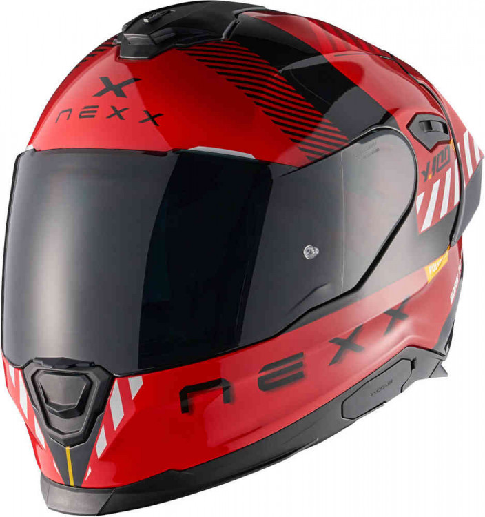 Мотошлем интеграл Nexx Y.100R Fade Красный/Черный 01YR1014740730XS