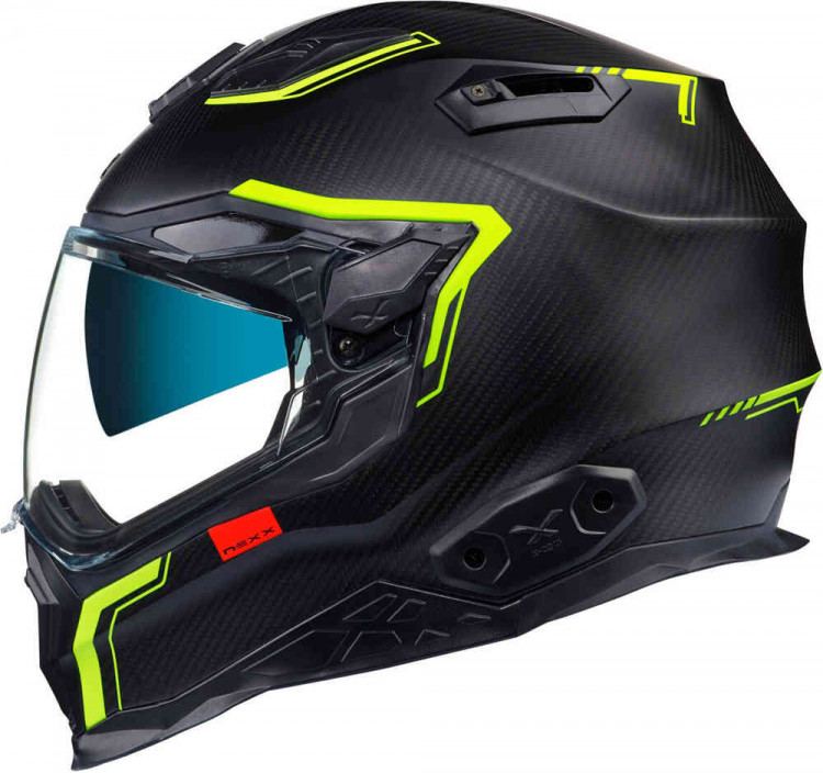 Мотошлем интеграл Nexx X.WST 2 Carbon Zero 2 Черный матовый/Флуоресцентный 01XWS2328788400XXL