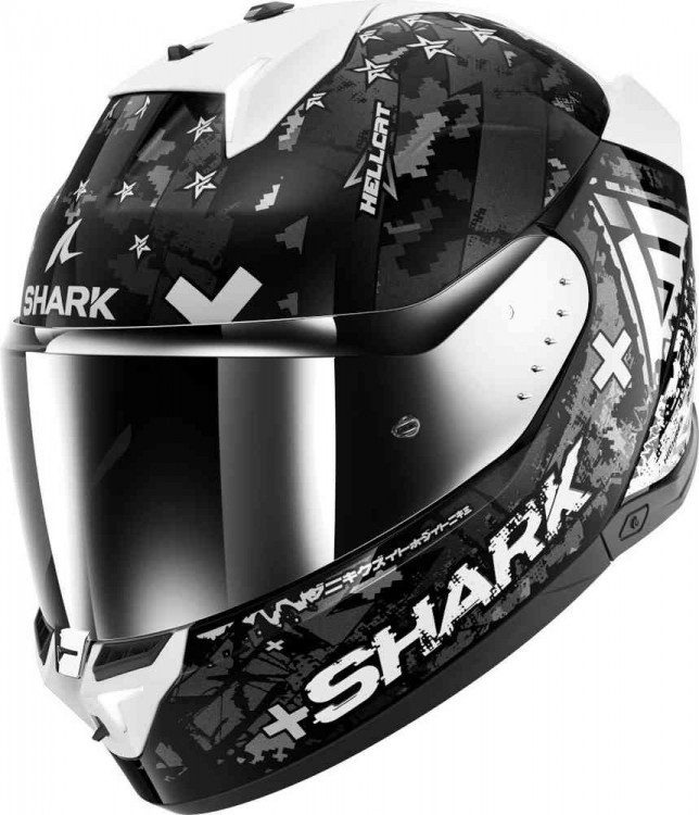 Мотошлем интеграл Shark Skwal i3 Hellcat Черный/Серый HE0828E-KUS-L